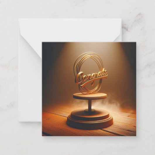 Glückwunsch Grußkarte Mitteilungskarte (Vorderseite)