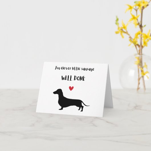 Glückwunsch, gut gemacht Karte (Gelbe Blume)