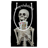 Glückwunsch Halloween Wedding Skeleton Kleine Geschenktüte (Vorderseite)