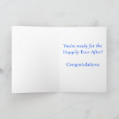 Glückwunsch Hochzeit Grußkarte Karte (Innenseite)