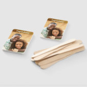 Glückwunsch Hochzeit Verlobung Foto Imitate Gold Fächer (Non-assembled)