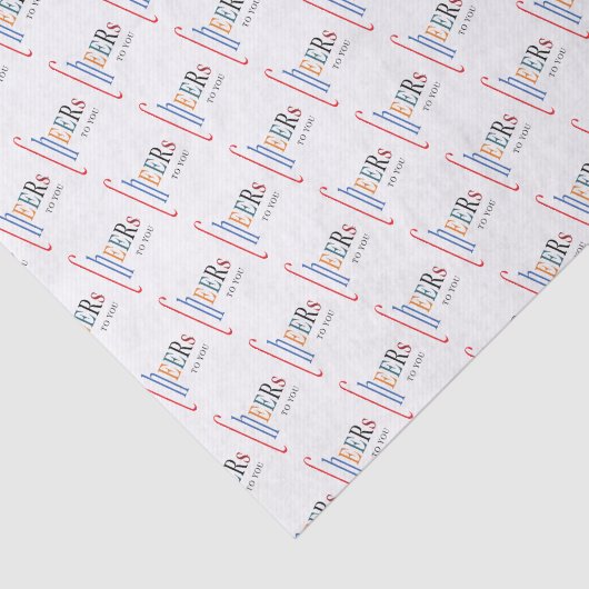 Glückwunsch Hochzeitsfeier Seidenpapier (Ausschnitt)