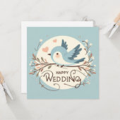 Glückwunsch-Hochzeitskarten Karte (Vorderseite/Rückseite Beispiel)
