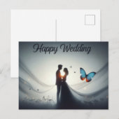 Glückwunsch-Hochzeitskarten Postkarte (Vorne/Hinten)