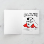 Glückwunsch, ich hatte keine Zweifel Karte (Innenseite)