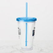 Glückwunsch in Ihrem Ruhestand fügen Foto-Name Dat Acryltrinkbecher (Rechts)