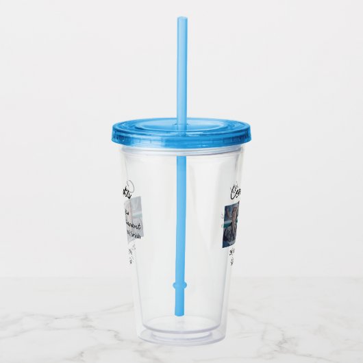 Glückwunsch in Ihrem Ruhestand fügen Foto-Name Dat Acryltrinkbecher (Rechts)