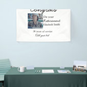 Glückwunsch in Ihrem Ruhestand fügen Foto-Name Dat Banner (Messeveranstaltung)