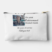 Glückwunsch in Ihrem Ruhestand fügen Foto-Name Dat Zubehörtasche (Rückseite)