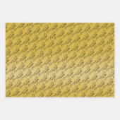 Glückwunsch Individuelle Name Geschenkpapier Set (Vorderseite 2)