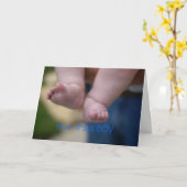 Glückwunsch, ist es ein JUNGE Karte (Gelbe Blume)