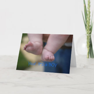 Glückwunsch, ist es ein JUNGE Karte