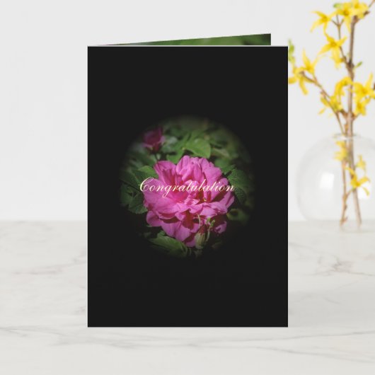 Glückwunsch Karte (Gelbe Blume)