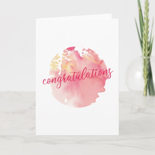 Glückwunsch Karte (Vorderseite)