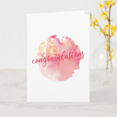 Glückwunsch Karte (Gelbe Blume)