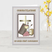 Glückwunsch Karte (Gelbe Blume)