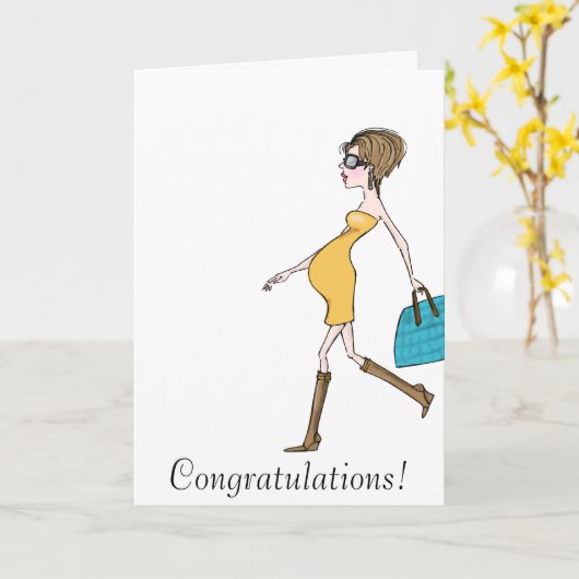 Glückwunsch Karte (Gelbe Blume)