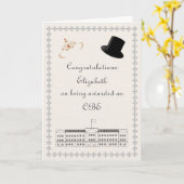 Glückwunsch Karte (Gelbe Blume)