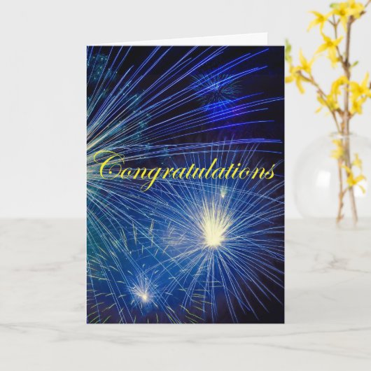 Glückwunsch Karte (Gelbe Blume)