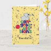 Glückwunsch Karte (Gelbe Blume)