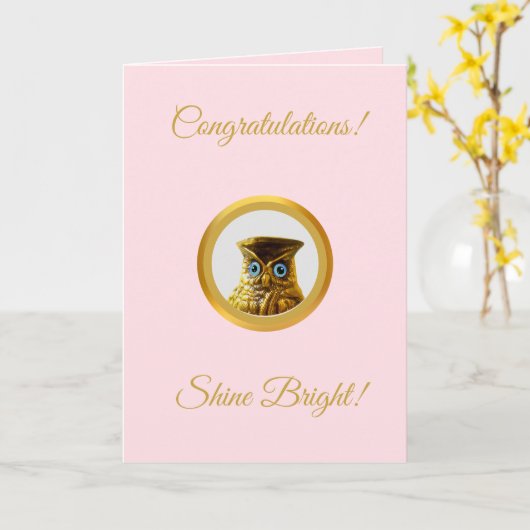 Glückwunsch Karte (Gelbe Blume)