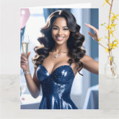 Glückwunsch Karte (Gelbe Blume)