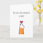 Glückwunsch Karte (Gelbe Blume)