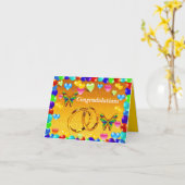 Glückwunsch_ Karte (Gelbe Blume)