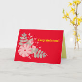 Glückwunsch Karte (Gelbe Blume)