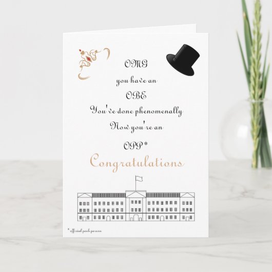 Glückwunsch Karte (Vorderseite)