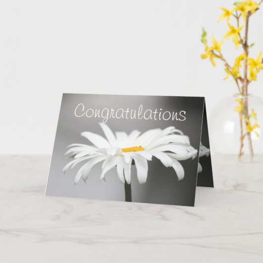 Glückwunsch Karte (Gelbe Blume)