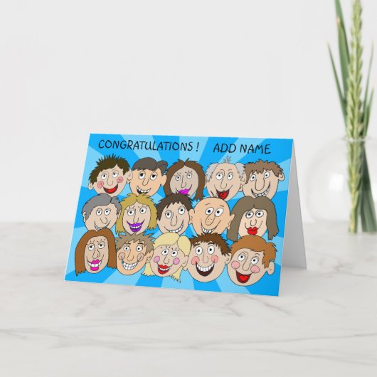 Glückwunsch Karte (Vorderseite)