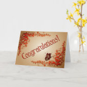 Glückwunsch Karte (Gelbe Blume)