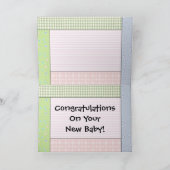 Glückwunsch-Karte: Baby Karte (Innenseite)