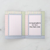 Glückwunsch-Karte: Baby mit Herzen Karte (Innenseite)