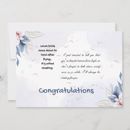 Glückwunsch-Karte Dankeskarte (Vorderseite)