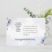 Glückwunsch-Karte Dankeskarte (Stehend Vorderseite)