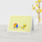 Glückwunsch-Karte der Enten-. .duck Karte (Gelbe Blume)