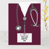 Glückwunsch-Karte für Krankenpfleger-Abschluss Karte (Gelbe Blume)