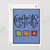 Glückwunsch-Karte Postkarte (Vorne/Hinten)