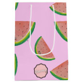 Glückwunsch! Kawaii Watercolor Mittlere Geschenktüte (Rückseite)