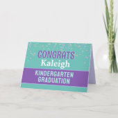 Glückwunsch! Kindergarten Abschluss Karte! Karte (Vorderseite)