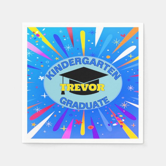 Glückwunsch! Kindergarten Graduate Custom Serviette (Vorderseite)