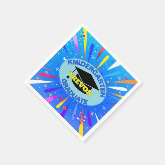 Glückwunsch! Kindergarten Graduate Custom Serviette (Ecke)