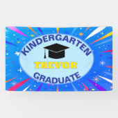 Glückwunsch! Kindergarten-Graduiertenparty Banner (Horizontal)