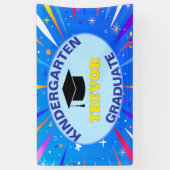 Glückwunsch! Kindergarten-Graduiertenparty Banner (Vertikal)