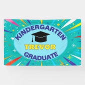 Glückwunsch! Kindergarten-Graduiertenparty Banner (Horizontal)