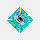 Glückwunsch! Kindergarten-Graduiertenparty Serviette (Ecke)