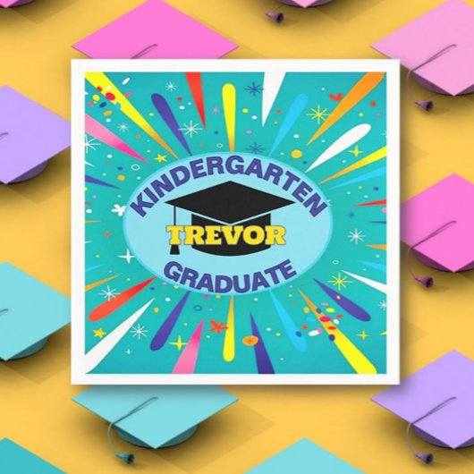 Glückwunsch! Kindergarten-Graduiertenparty Serviette