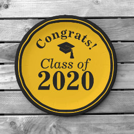 Glückwunsch-Klasse 2024 Pappteller